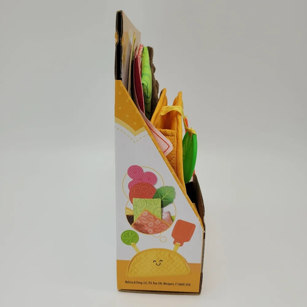 Melissa & Doug Soft Taco Play Set Bright Colors Sensory Infant Gifts 6mo+ NEW